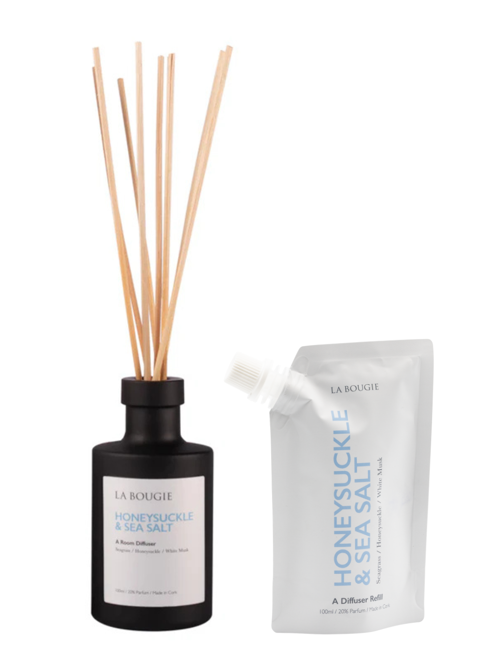 Honeysuckle & Sea Salt Diffuser Refill