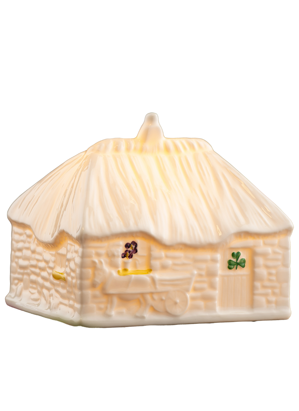 Irish Thatched Cottage LED Edition Piece 2025