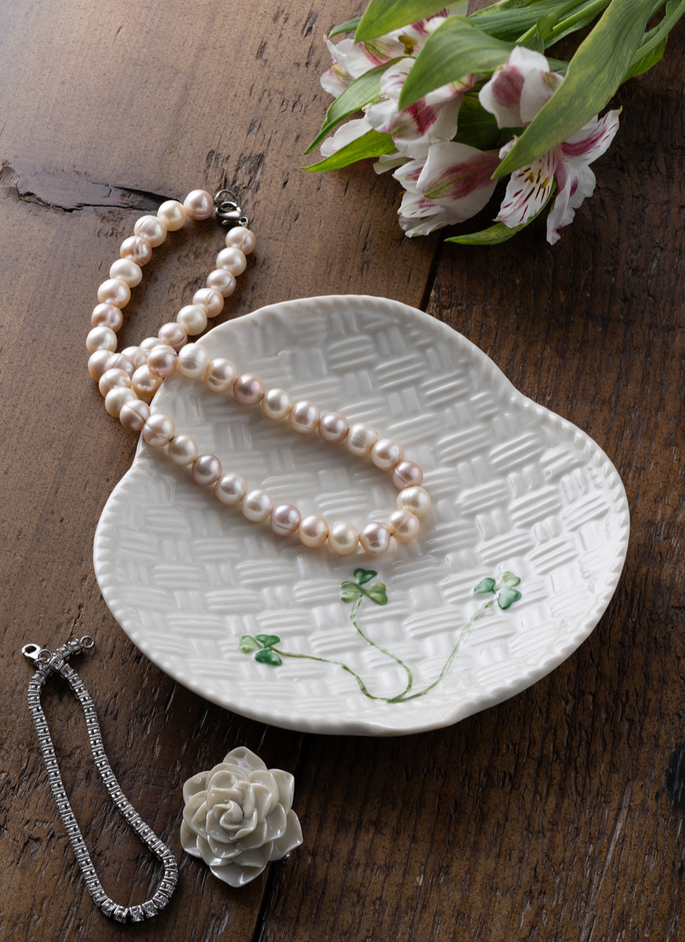 Shamrock Canape Plate - Set of 2