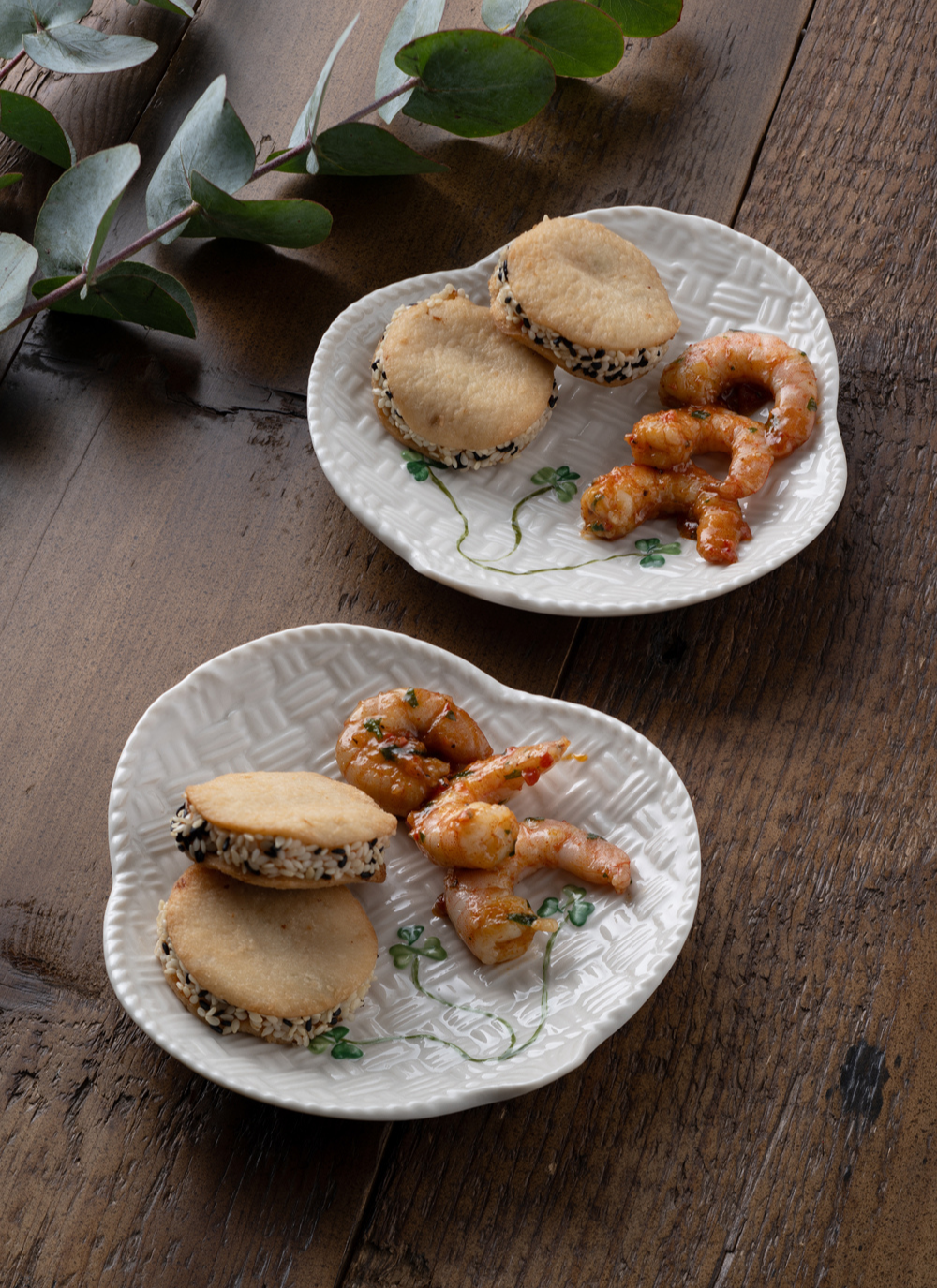 Shamrock Canape Plate - Set of 2