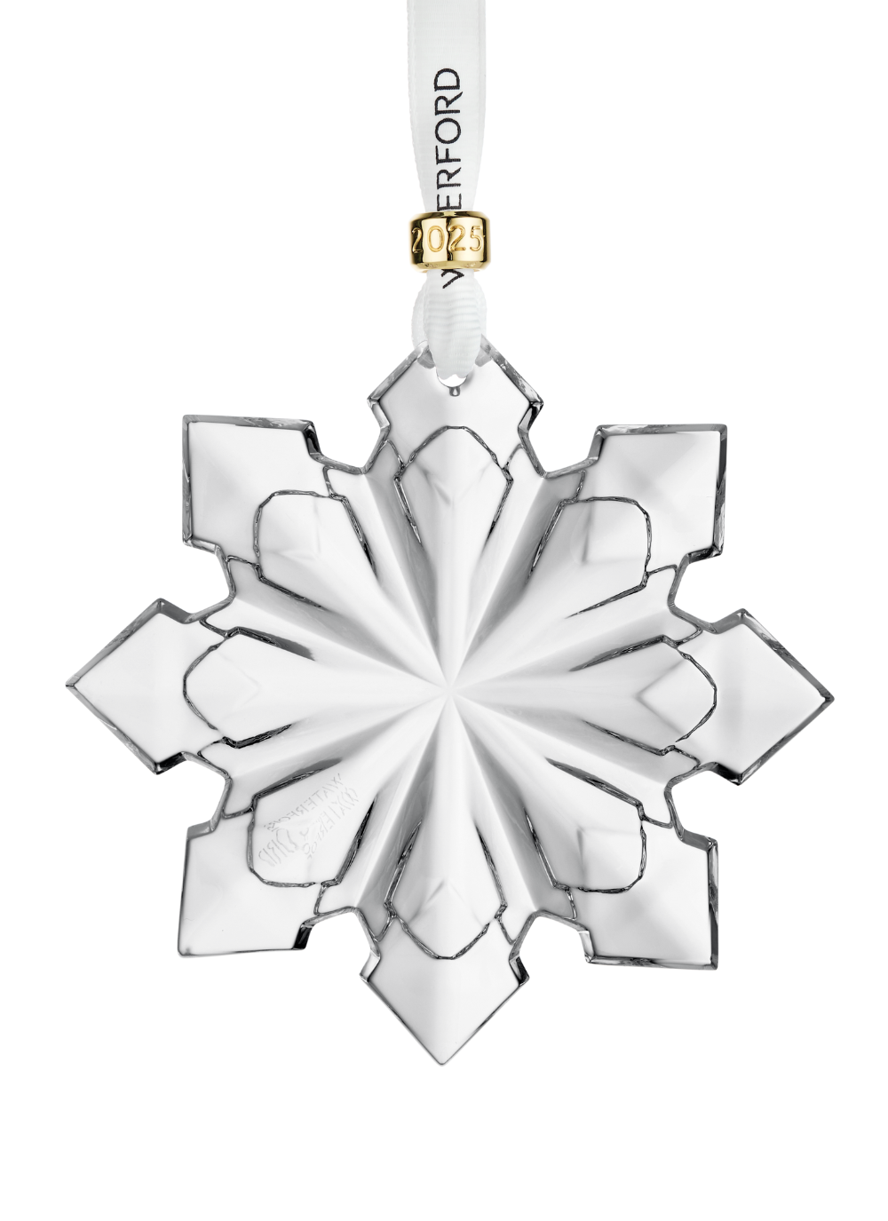 Waterford Crystal Annual Snow Crystal Ornament 2025 – Collectible Christmas Accent