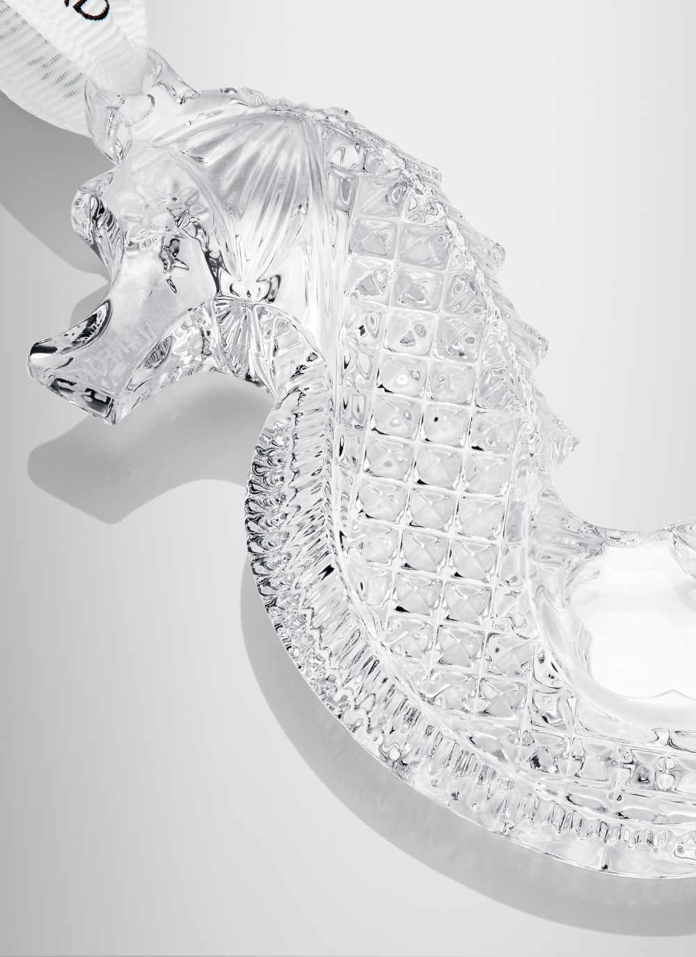 Elegant Waterford Seahorse Christmas Ornament– Irish Crystal Ornament for Collectors