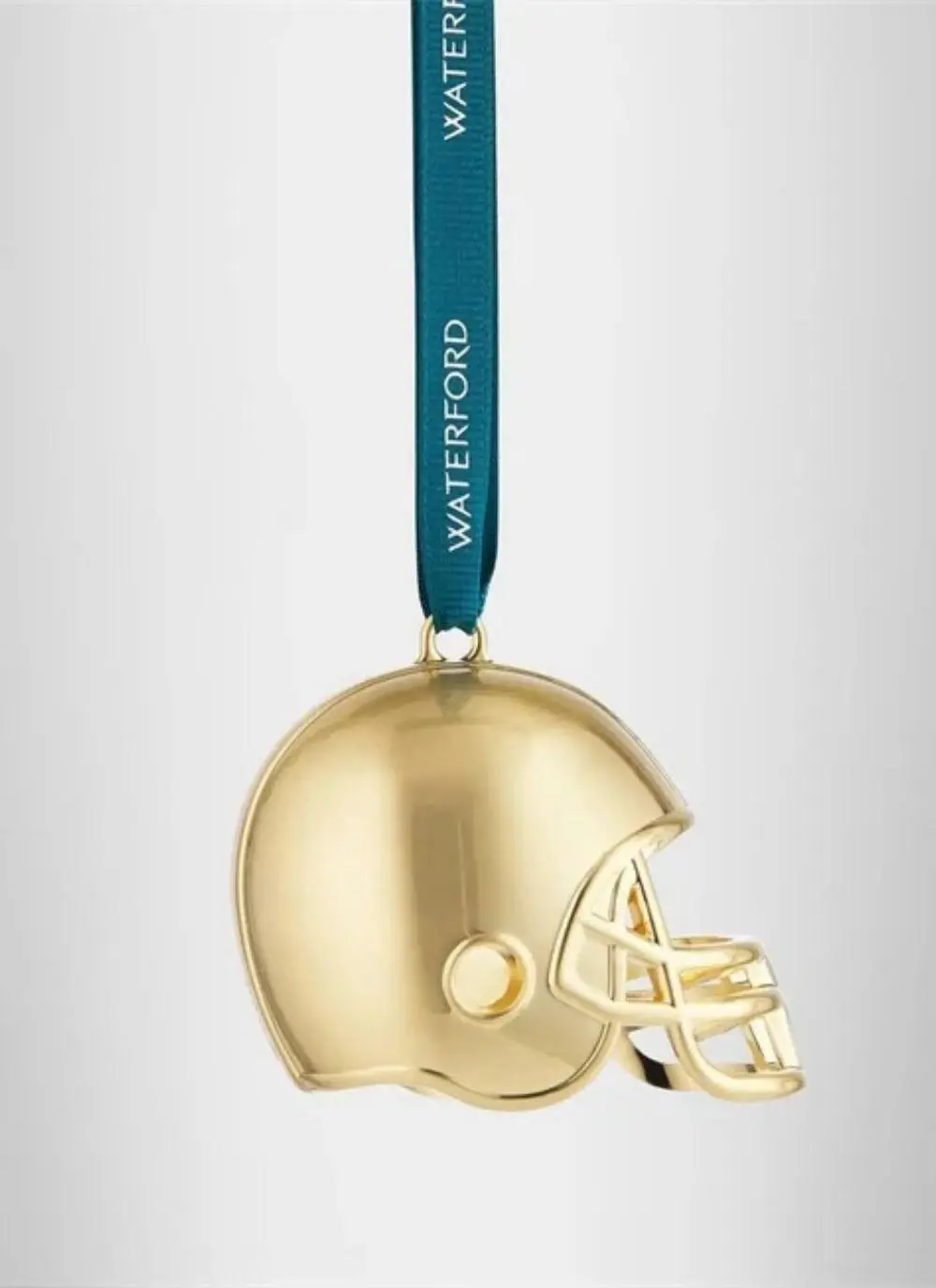 Football Helmet Golden Hanging Ornament