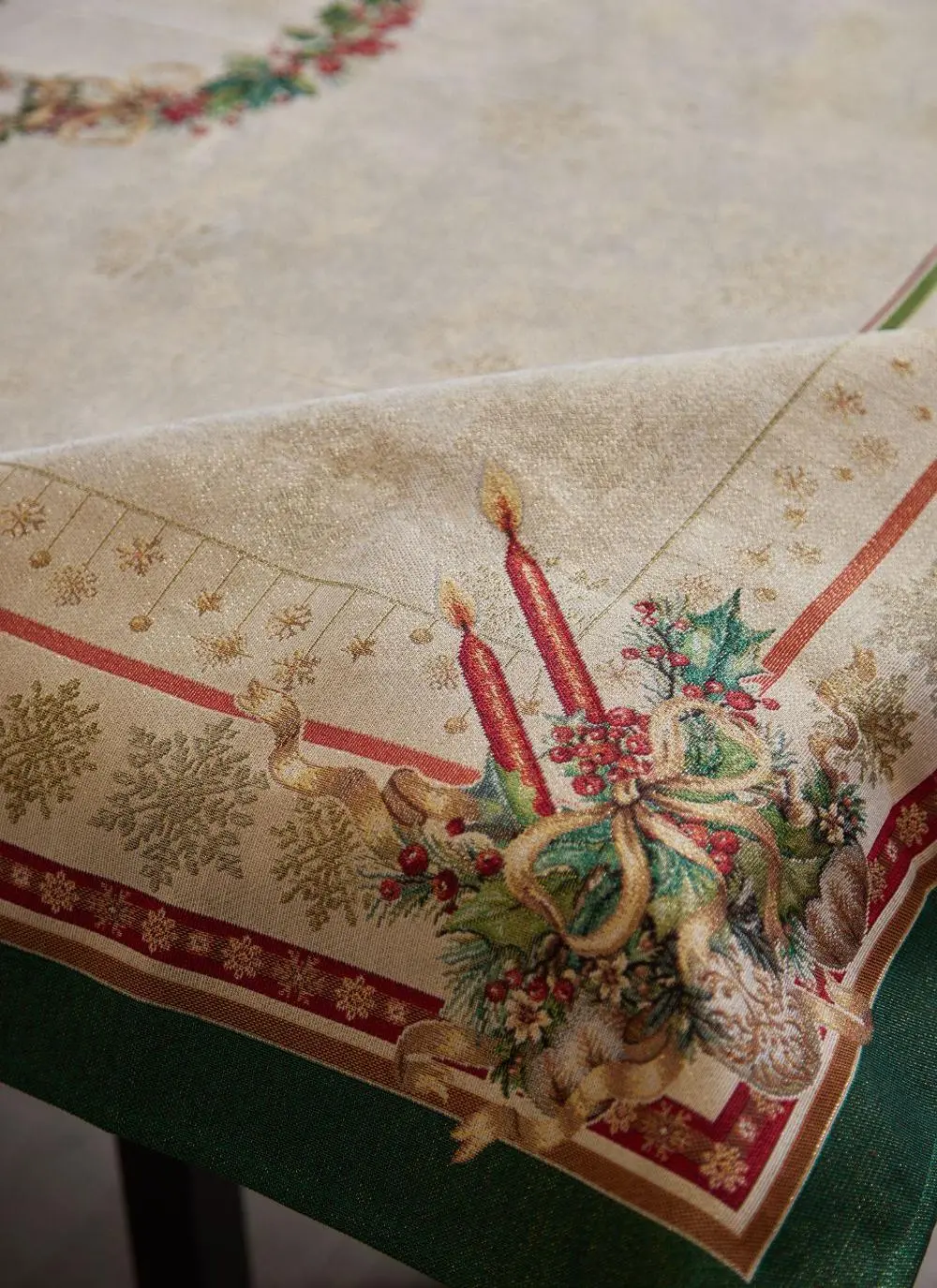  Jacquard Christmas Table Cloth 