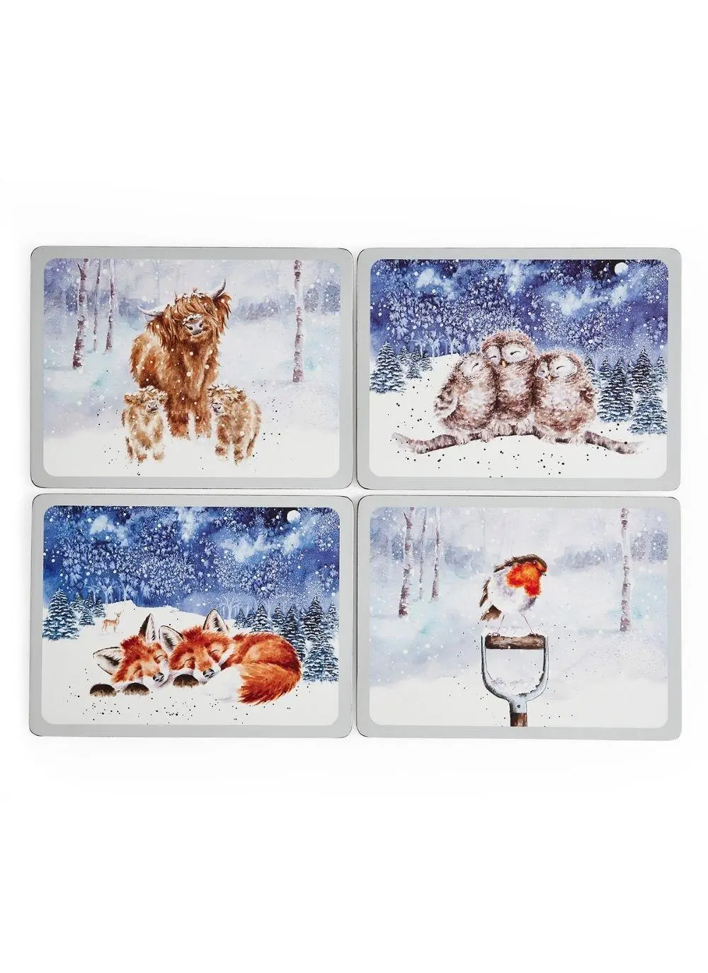 Winter Skies Placemats - Set of 4