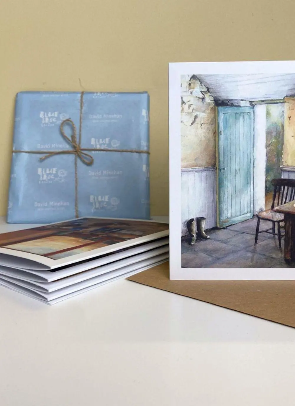 Set of 6 Greeting Cards Irish Cottage Prints by David Minehan