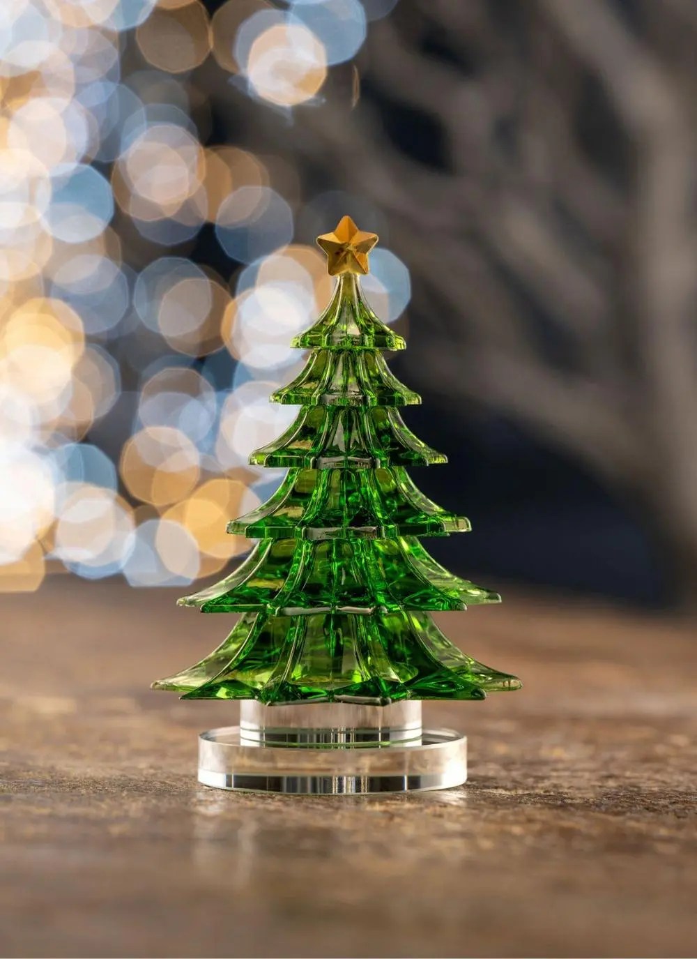 Galway Crystal Christmas Tree Hanging Ornament – Collectible Christmas Accent