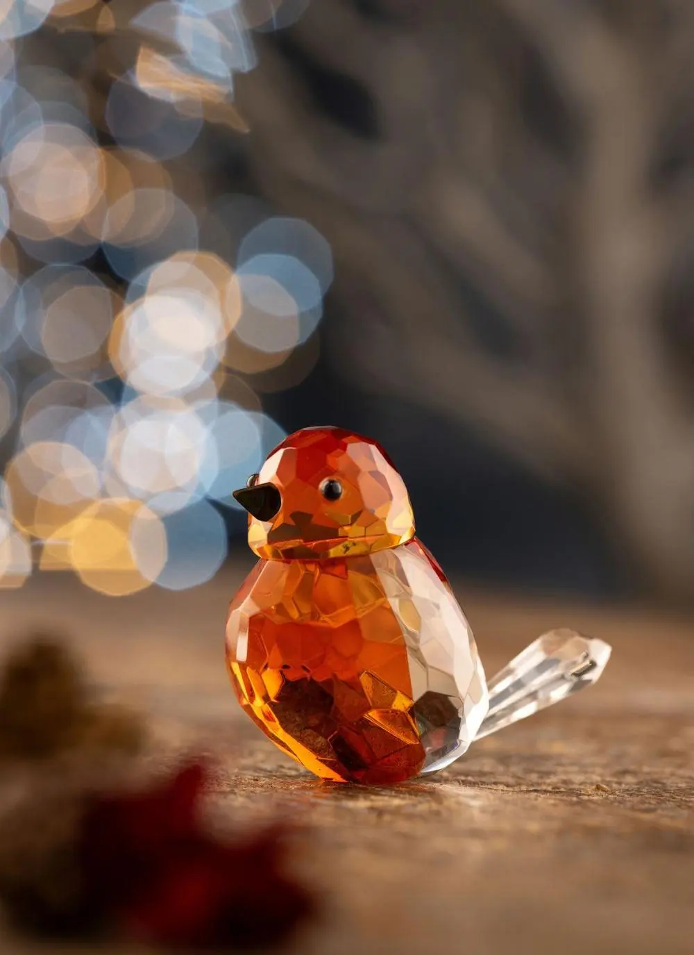 Galway Crystal Robin Ornament – Collectible Christmas Accent