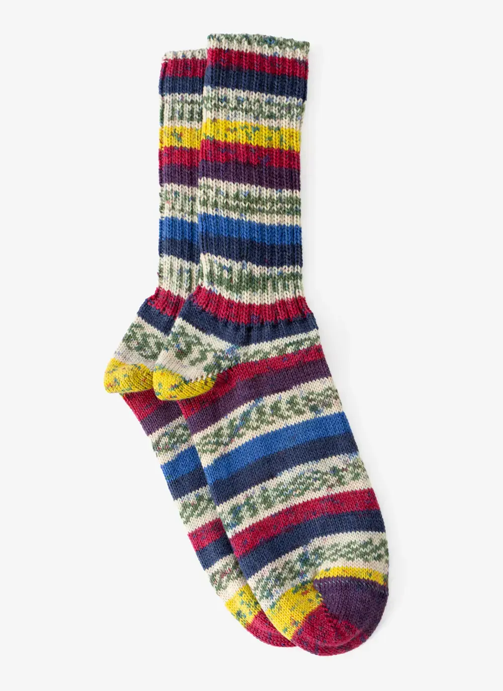 Set of 3 Ladies Fair Isle Socks