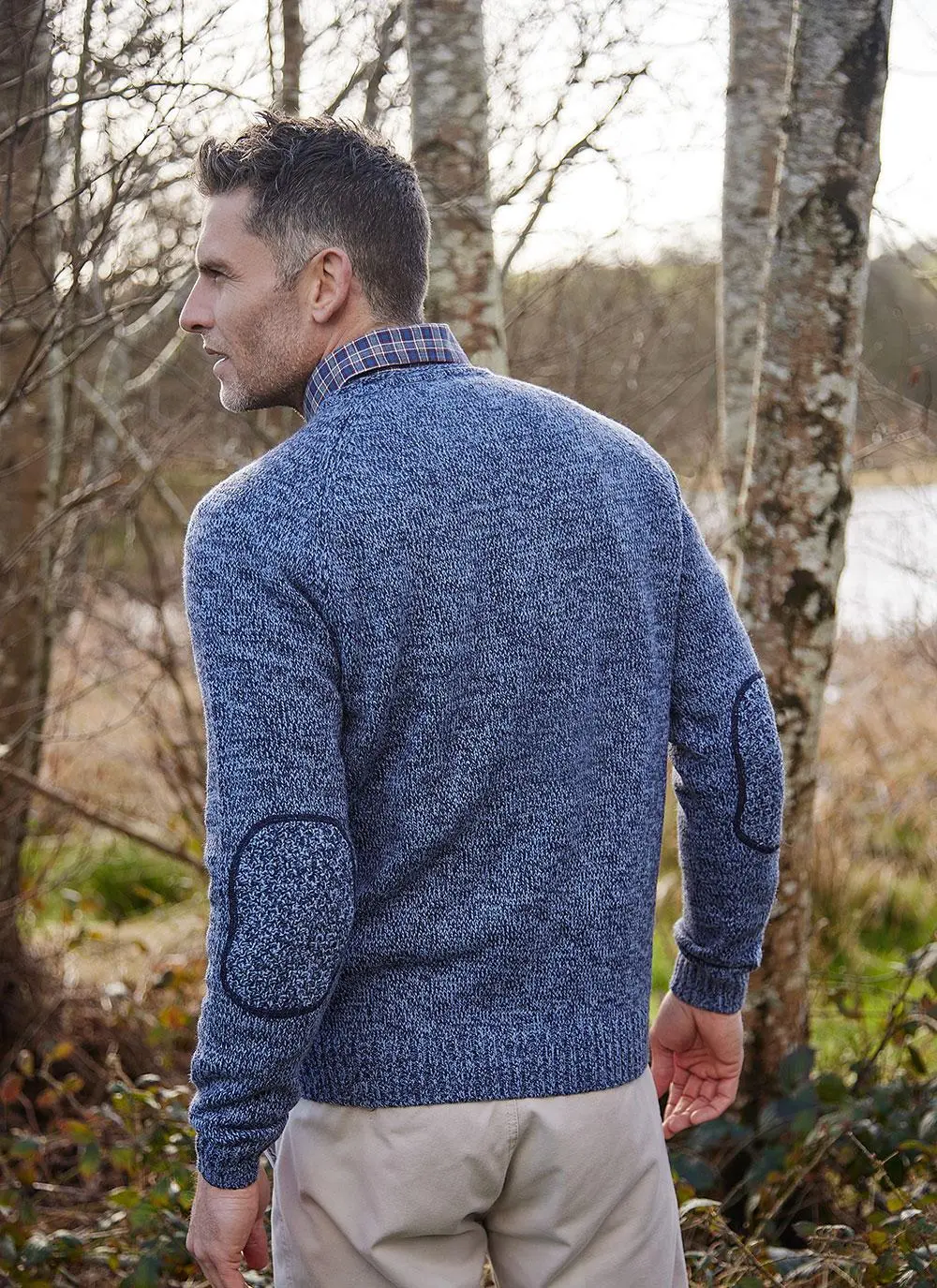 Gerard Crew Neck Aran Sweater