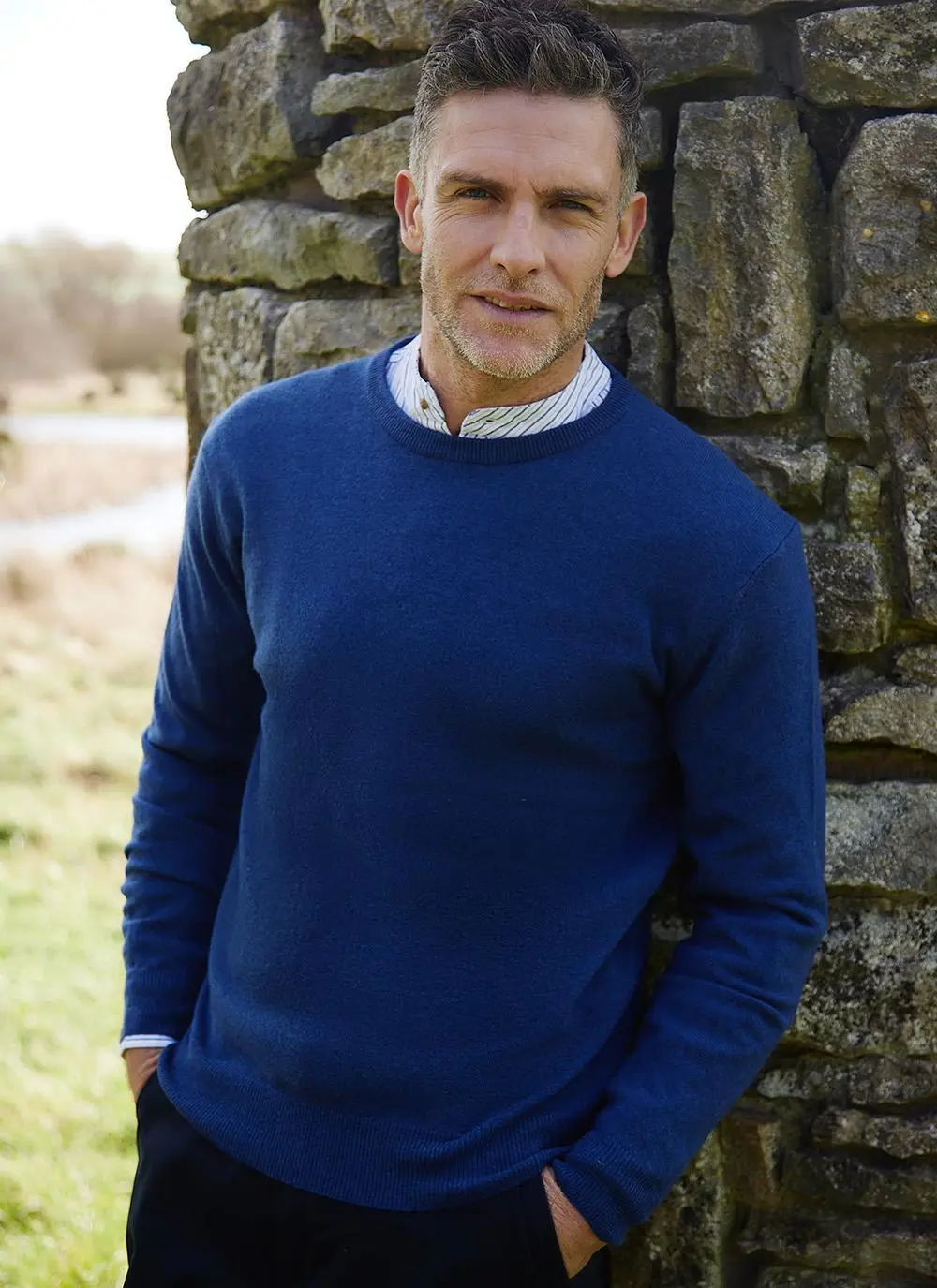 James Lambswool Crew Neck Sweater