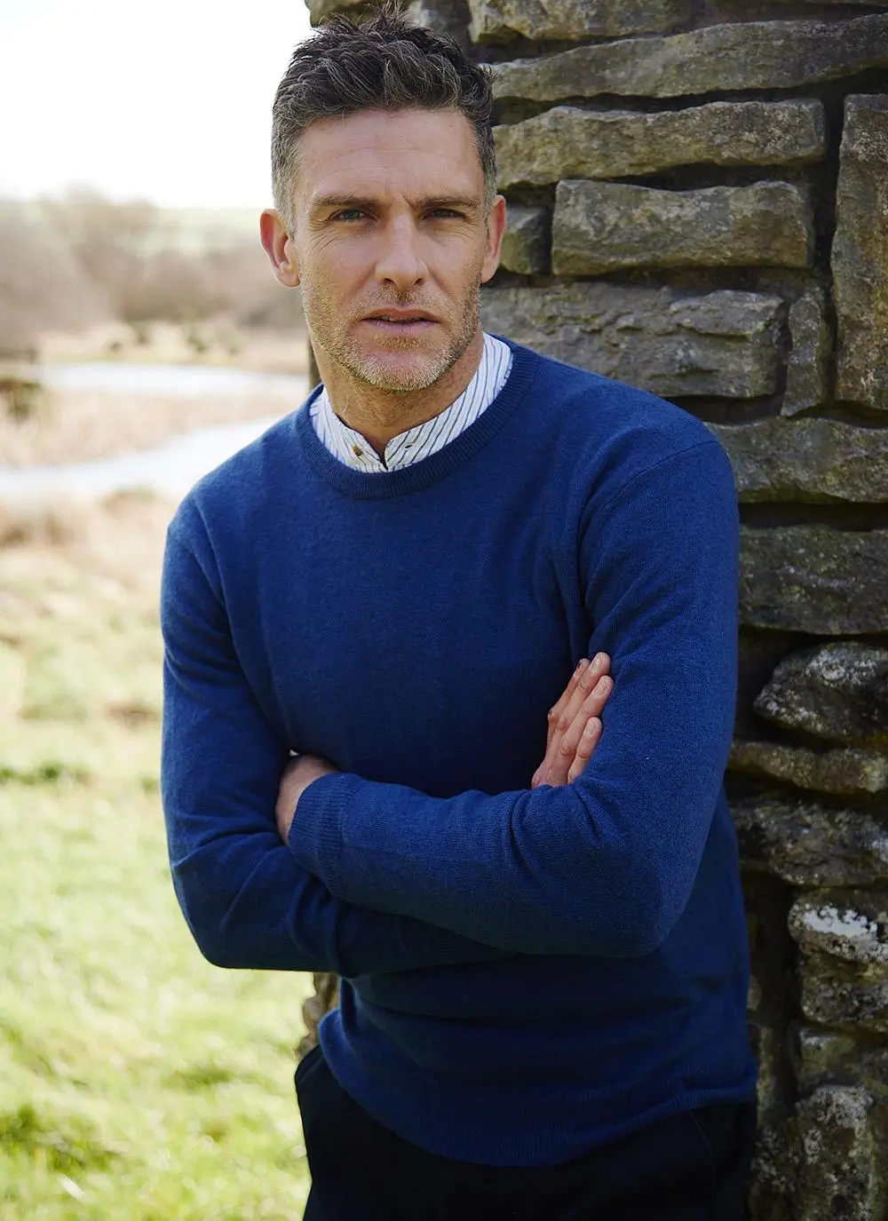 James Lambswool Crew Neck Sweater