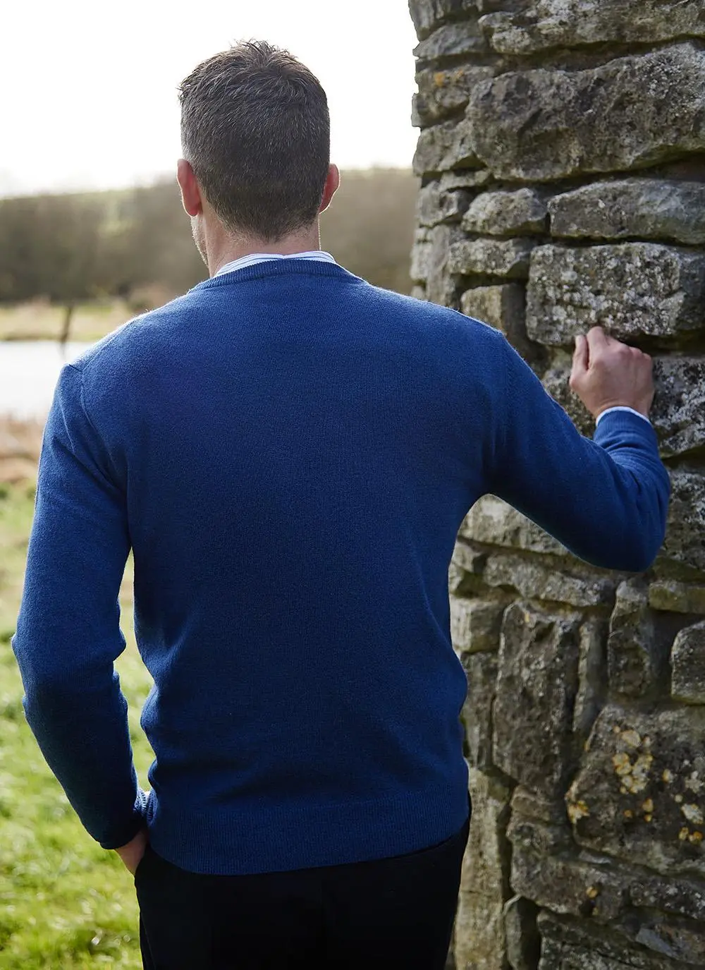 James Lambswool Crew Neck Sweater