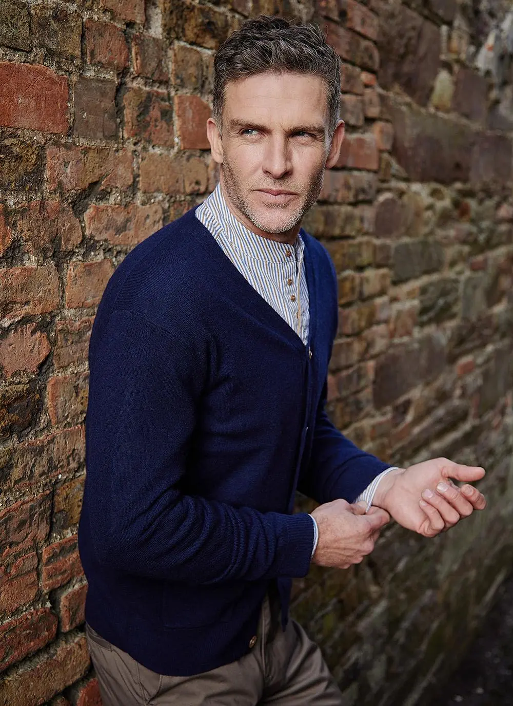 James Lambswool Cardigan