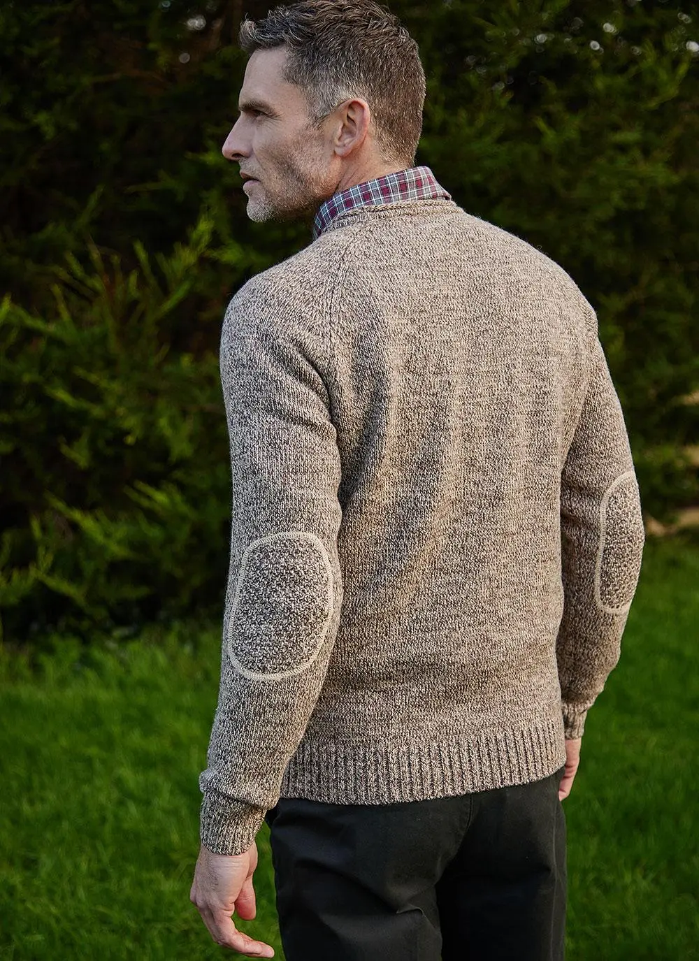 Gerard Crew Neck Aran Sweater