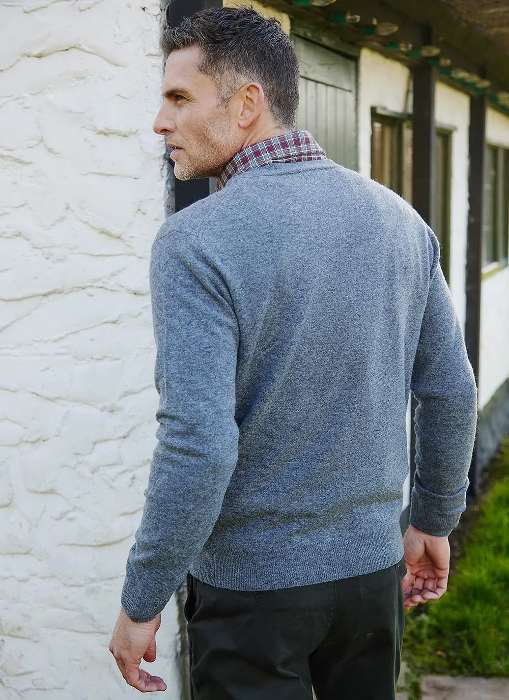 James Lambswool Cardigan