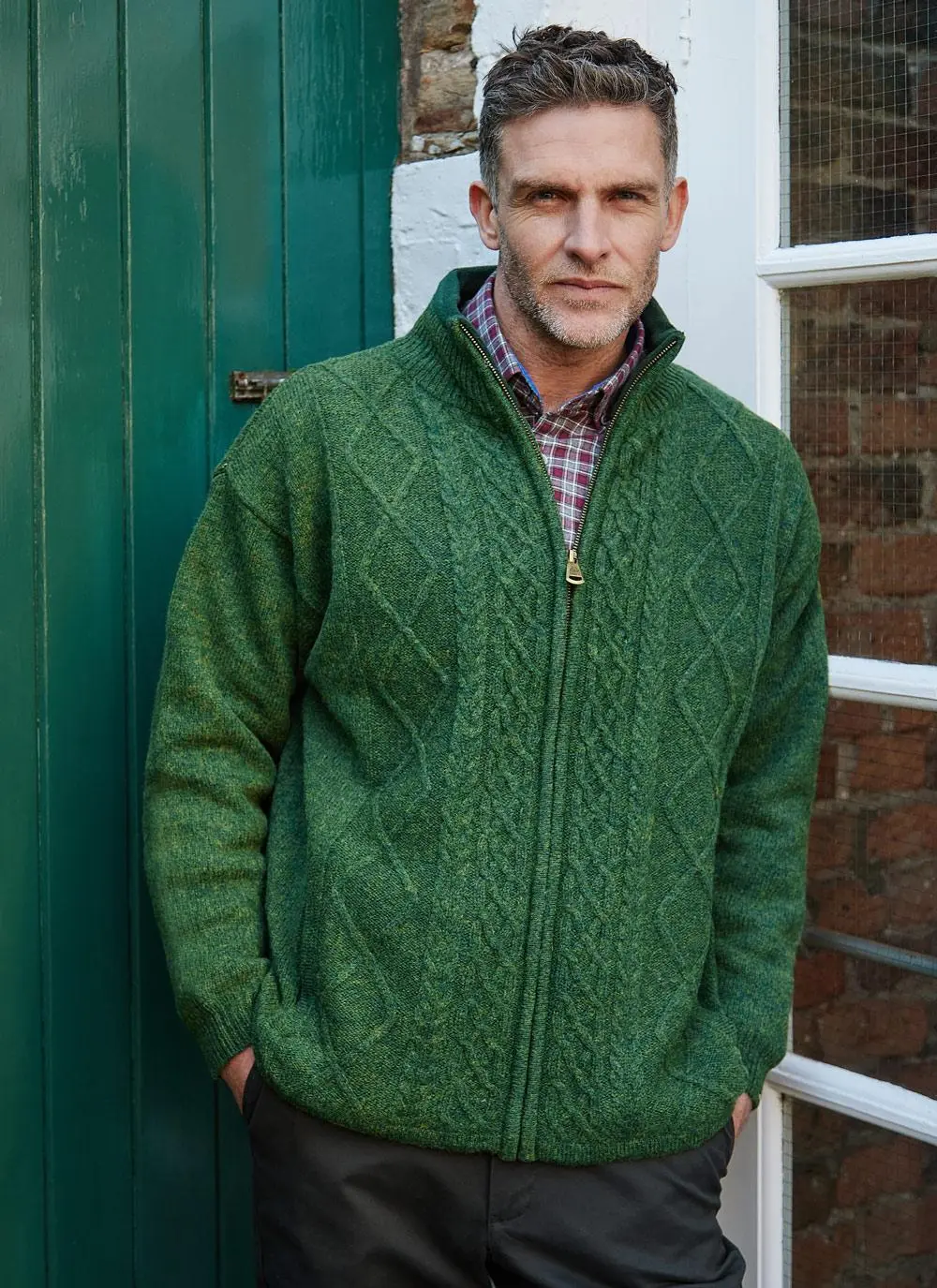Seamus Heritage Zip Cardigan