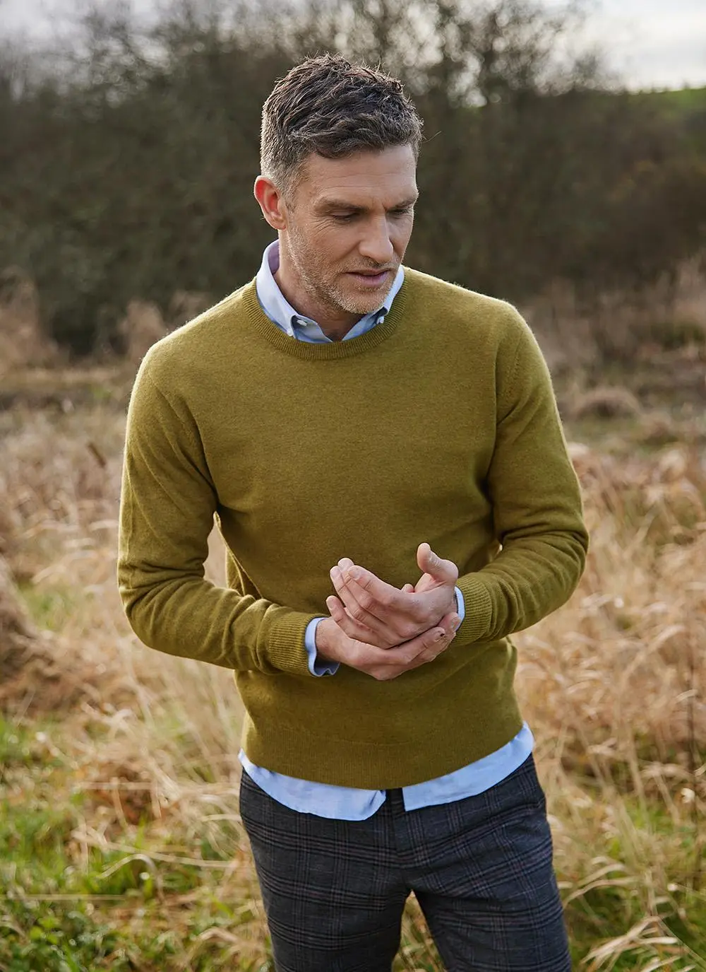 James Lambswool Crew Neck Sweater