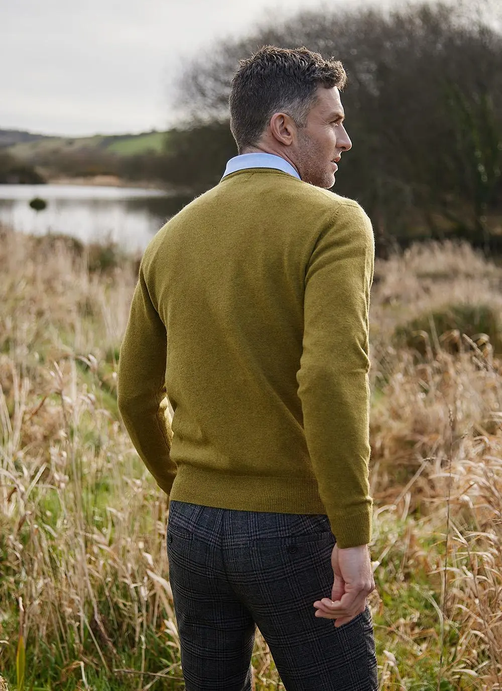 James Lambswool Crew Neck Sweater
