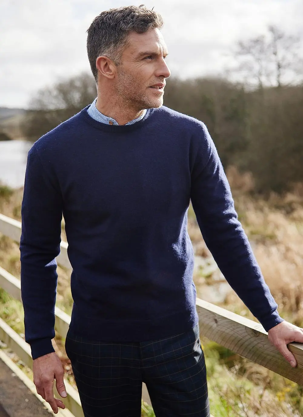 James Lambswool Crew Neck Sweater
