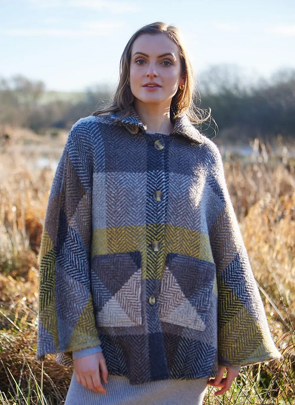 Holly Button Cape