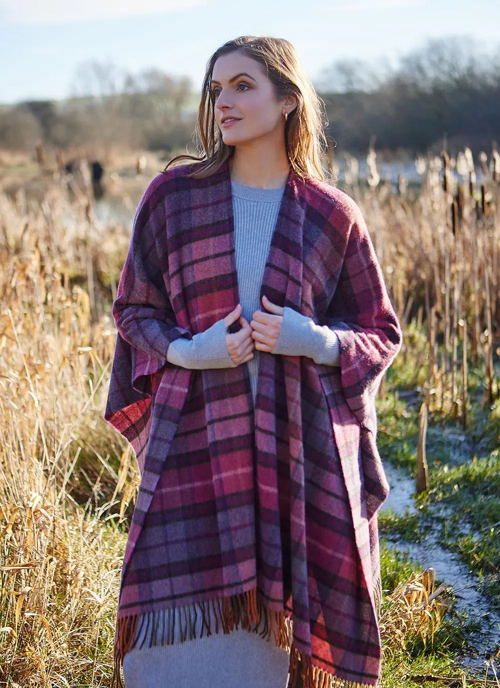 Liz Lambswool Shawl
