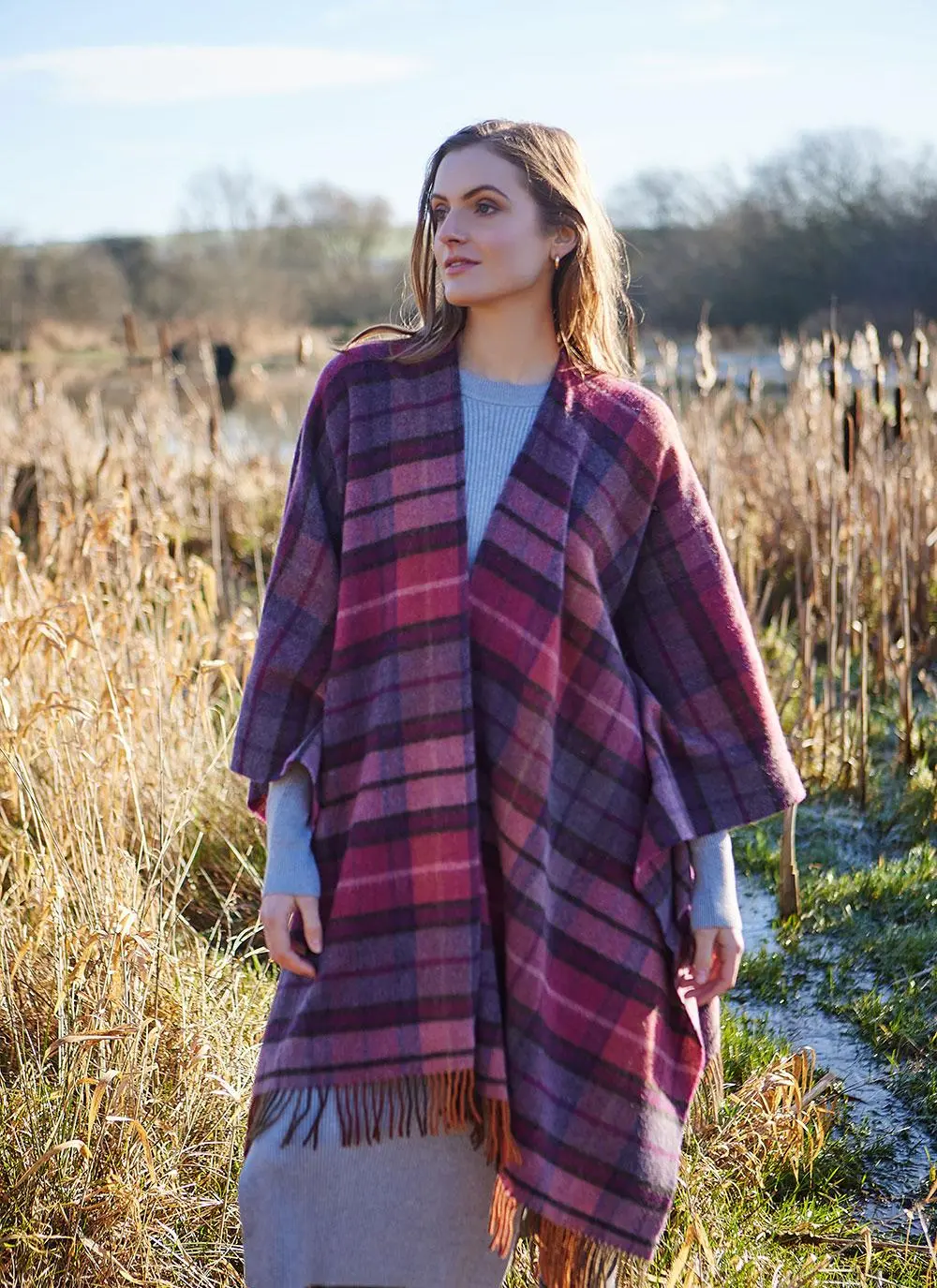 Liz Lambswool Shawl