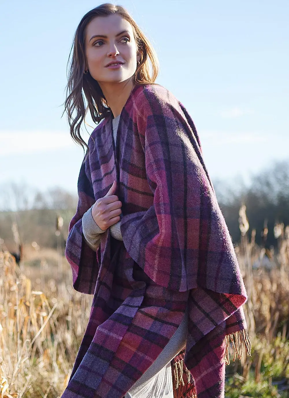 Liz Lambswool Shawl