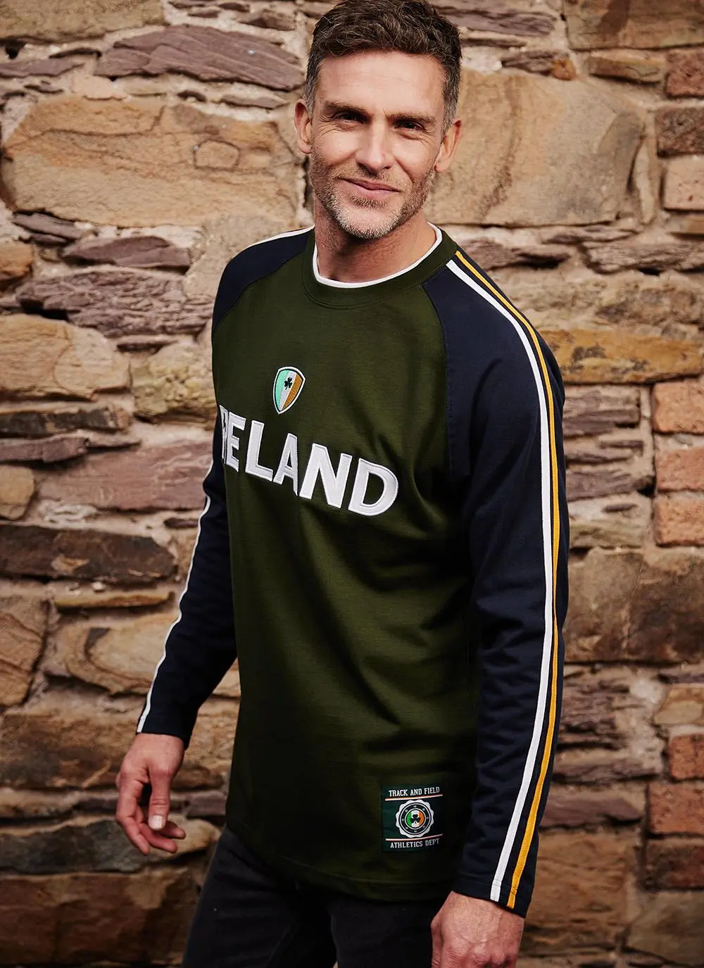 Men's Ireland Crest Long Sleeve T-Shirt