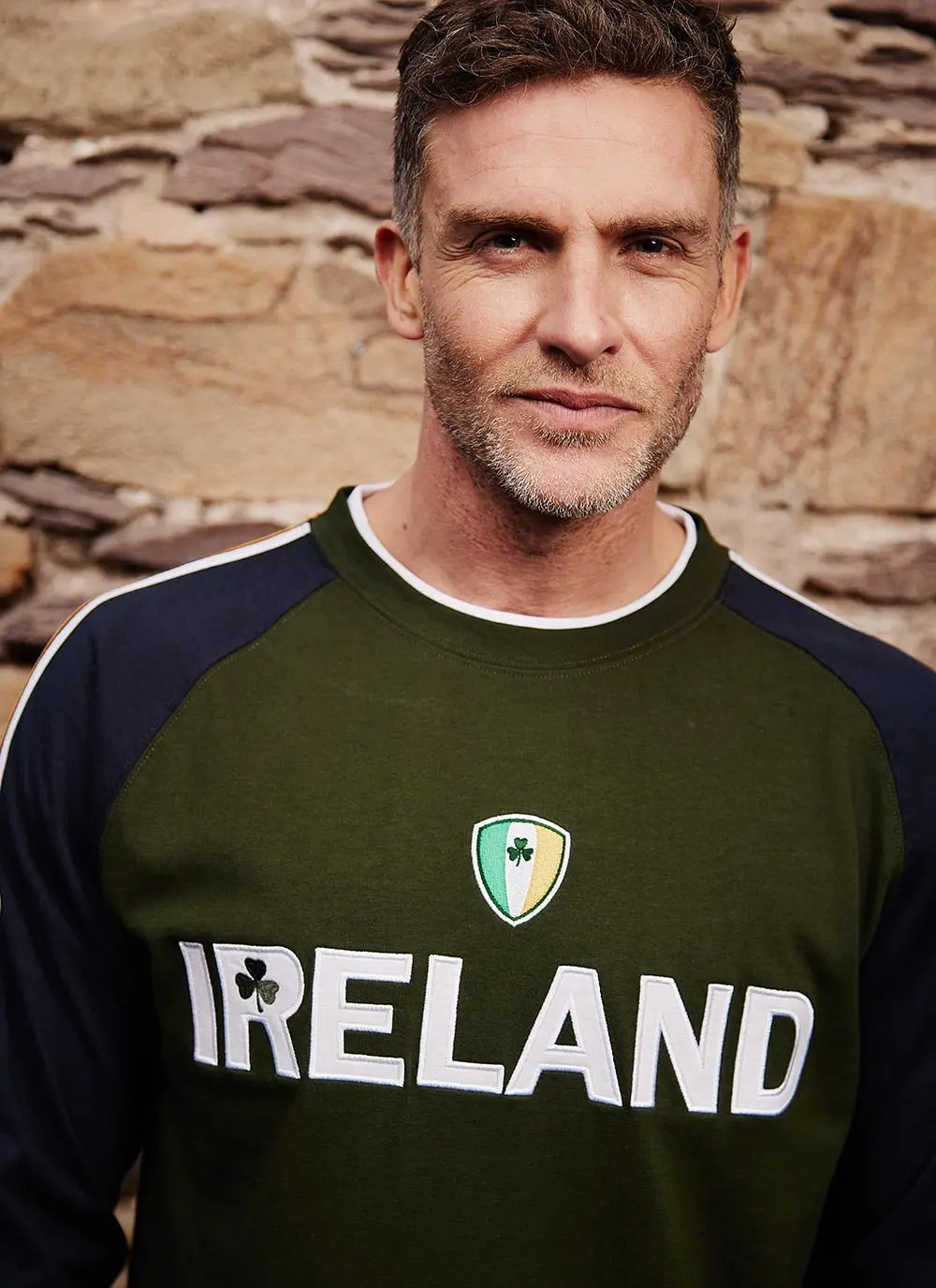 Men's Ireland Crest Long Sleeve T-Shirt