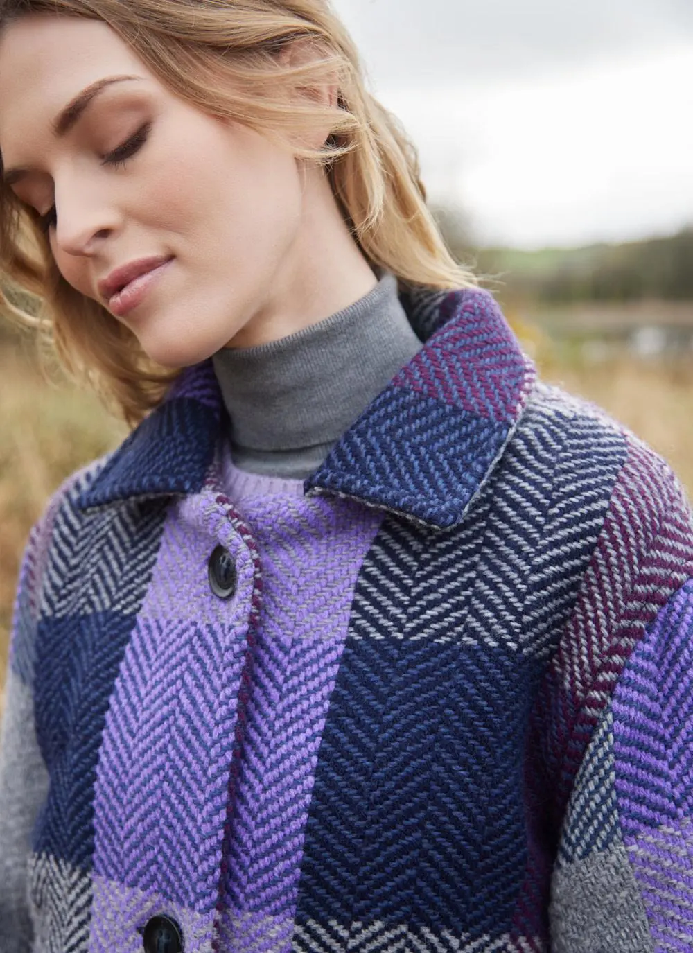 Sophie Herringbone Check Jacket 