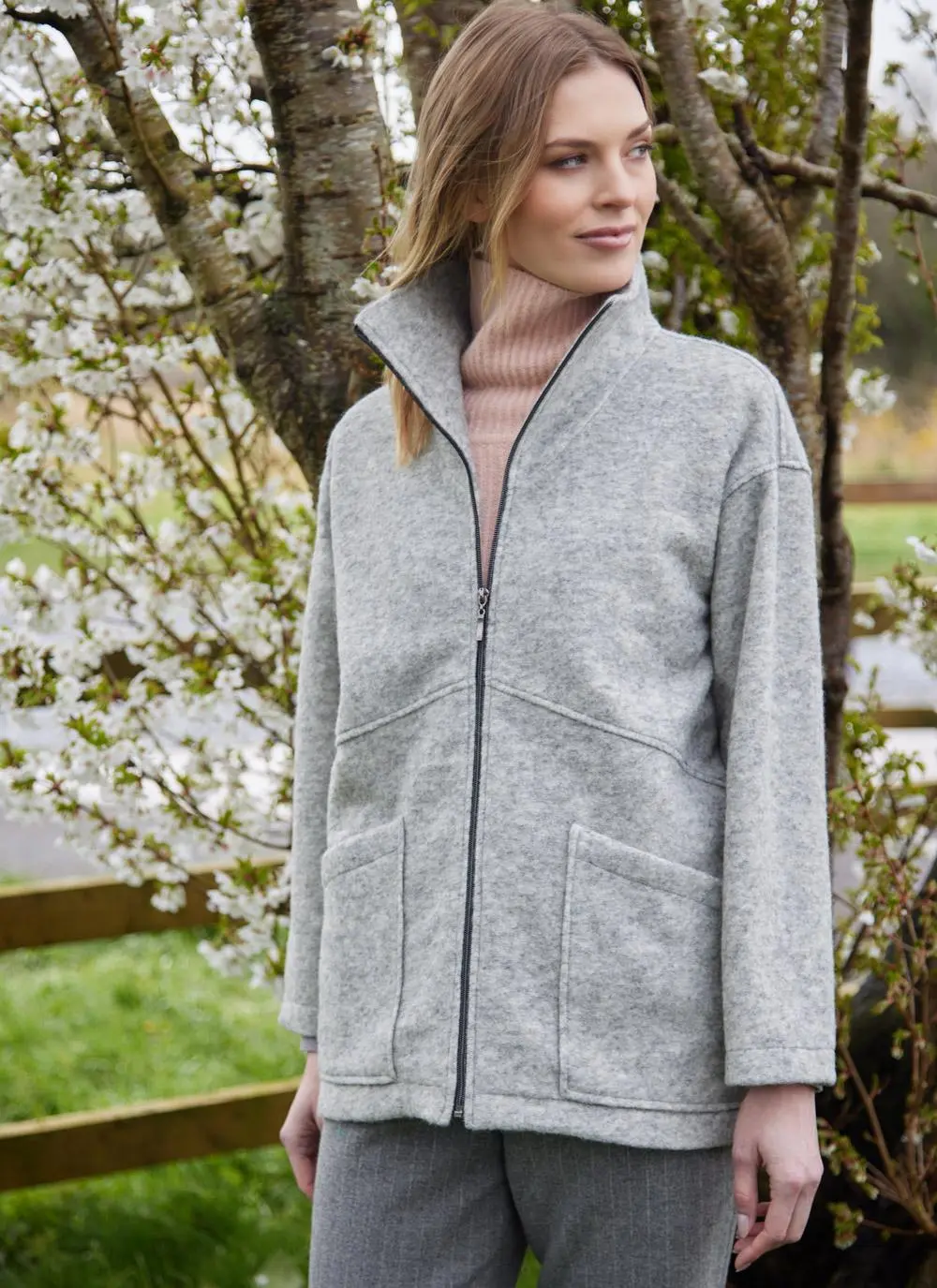 Elaine Wool Zip Jacket 