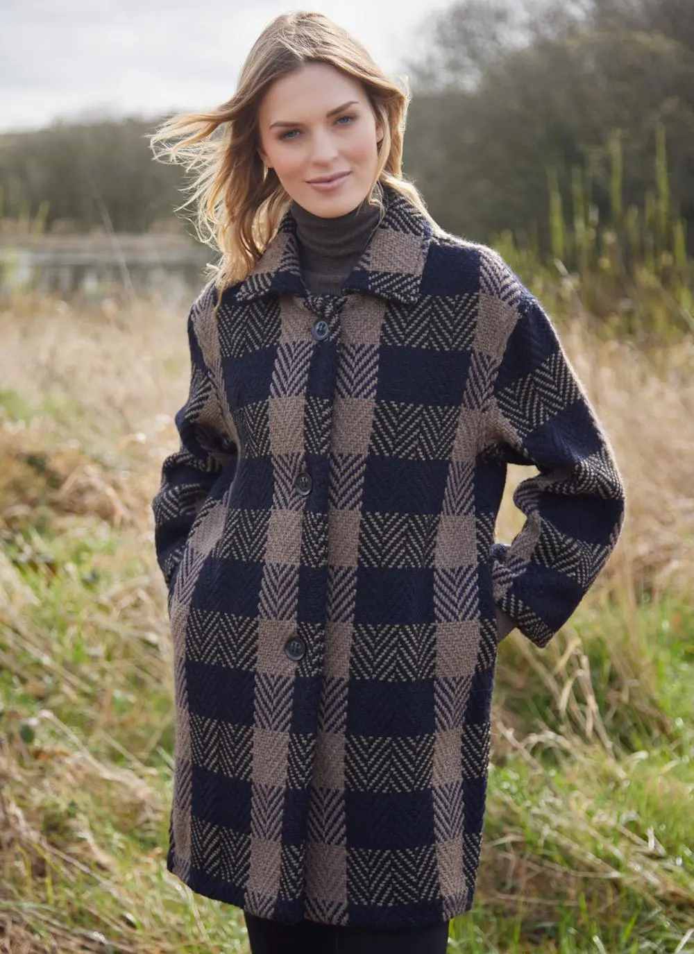 Sophie Herringbone Check Jacket 