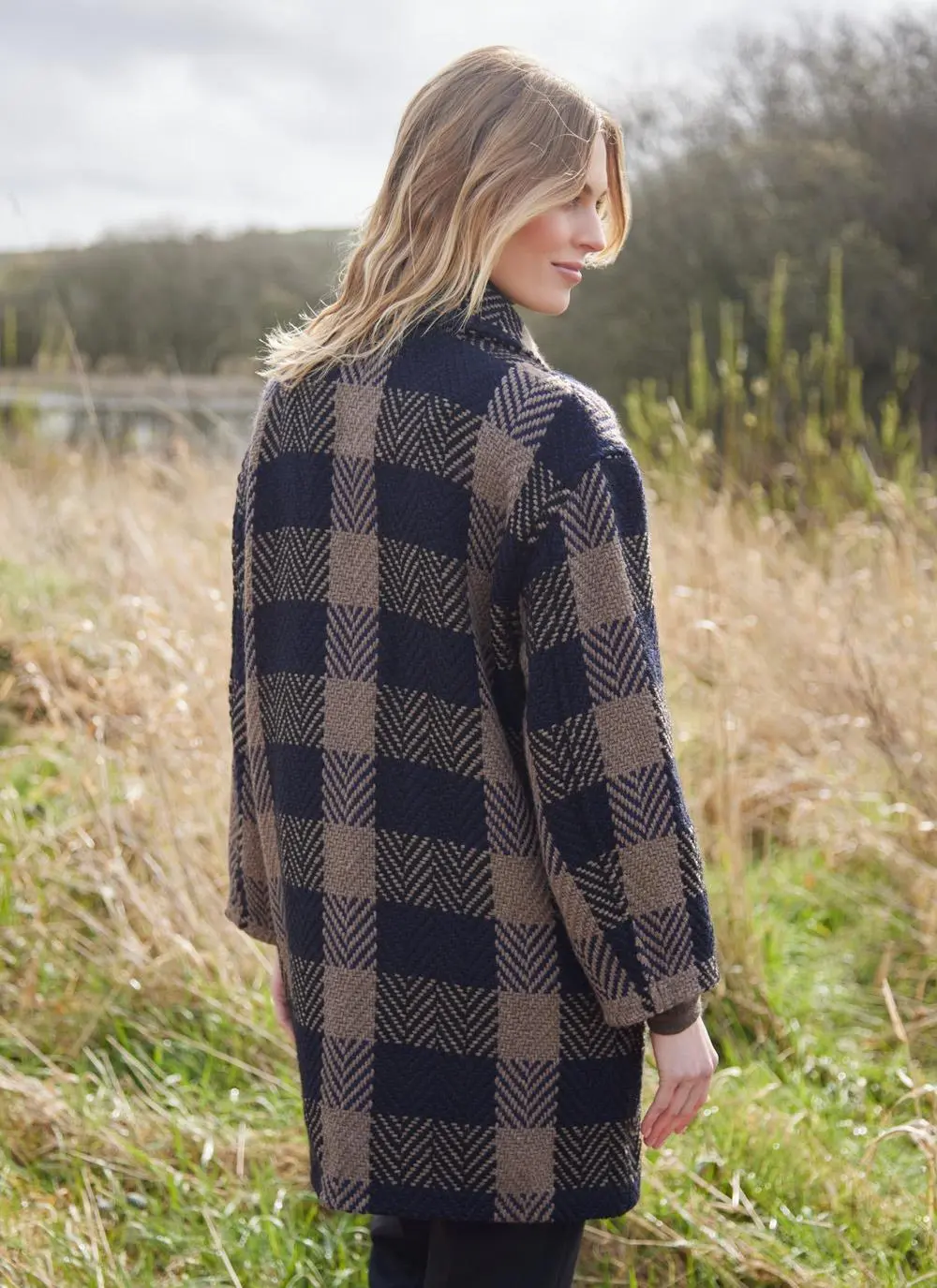 Sophie Herringbone Check Jacket 