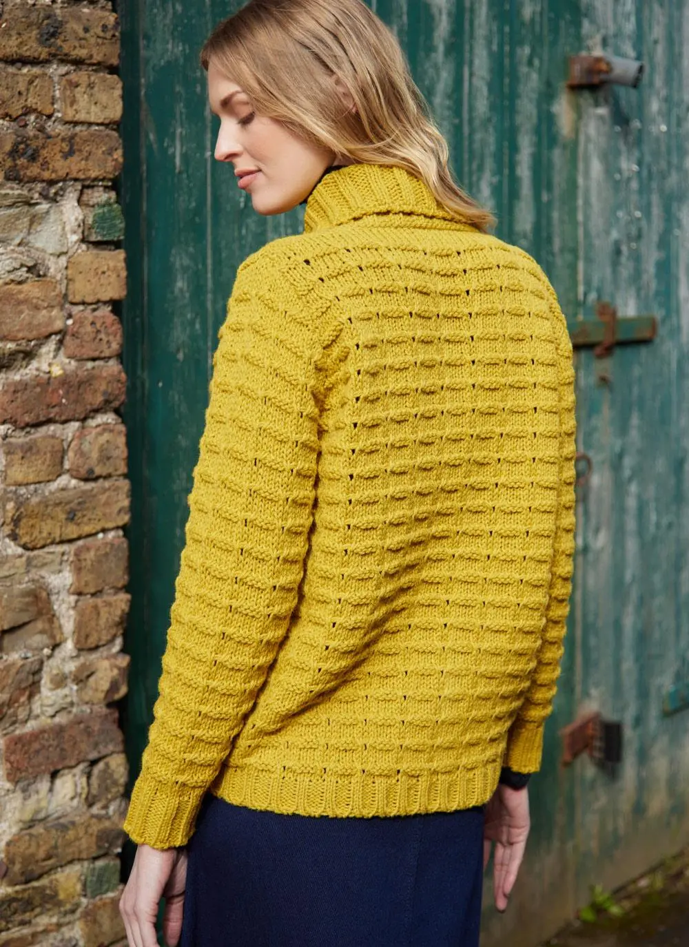 Toggle Knit Cardigan with Collar