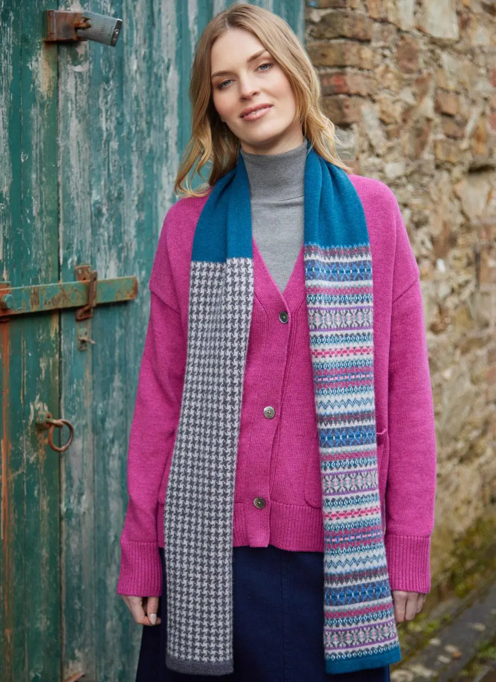 Fair Isle Kerse Knit Scarf