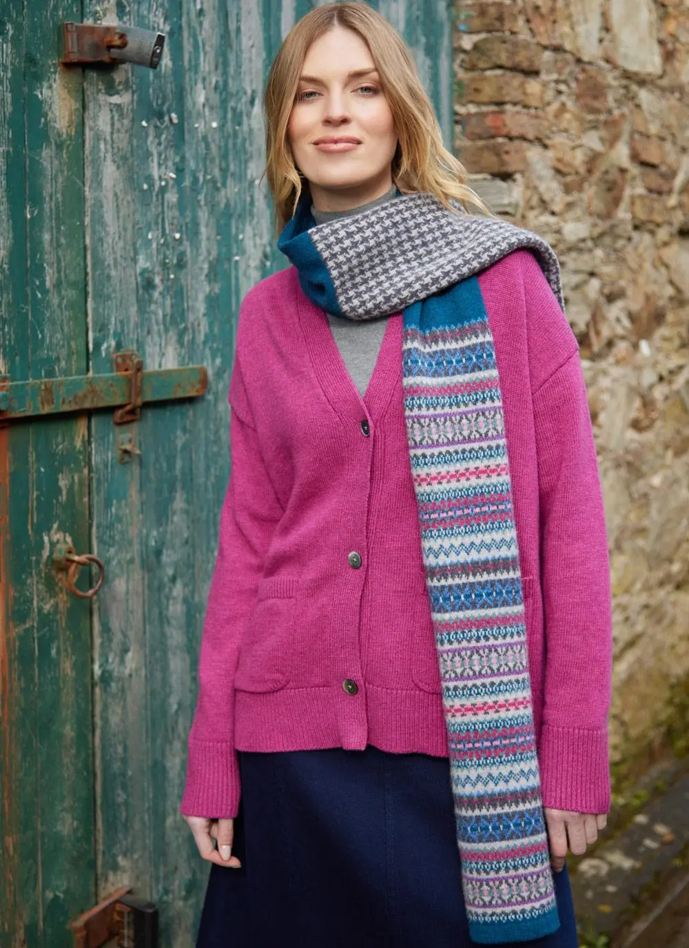 Fair Isle Kerse Knit Scarf