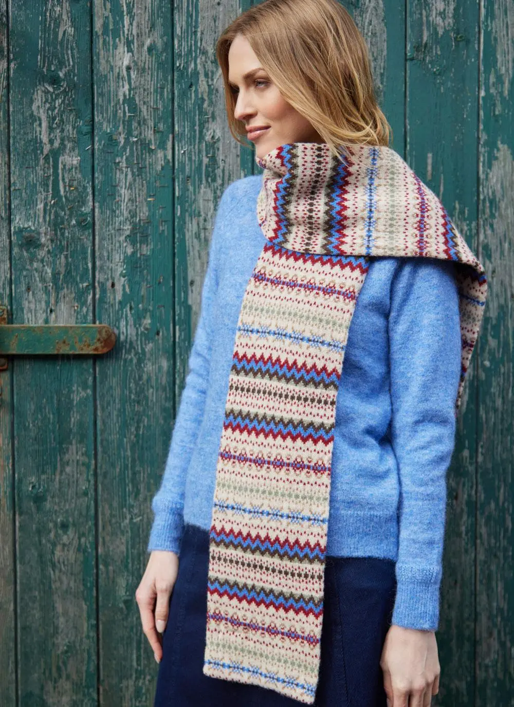 Fairisle Hope Knit Scarf