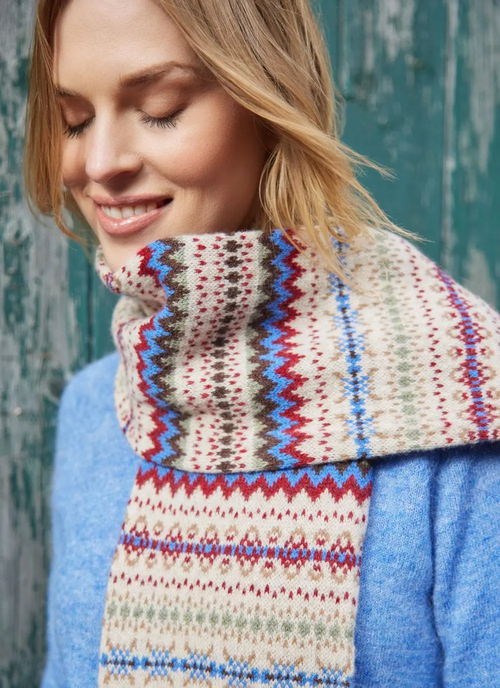 Fairisle Hope Knit Scarf