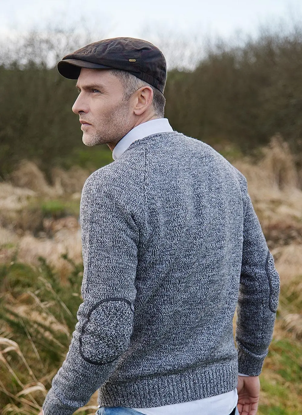 Gerard Crew Neck Aran Sweater