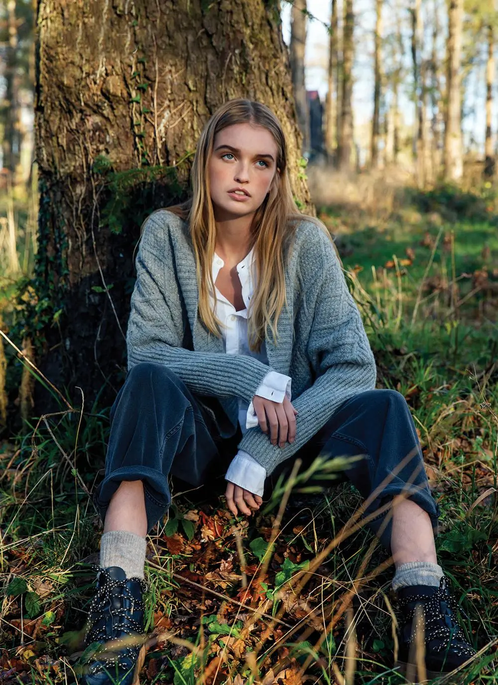 Brome Batwing Diamond Cardigan
