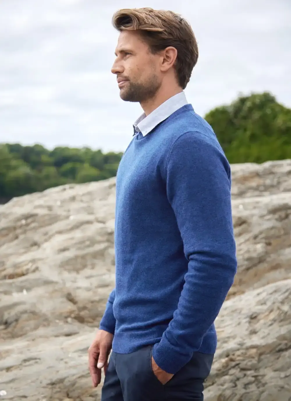 Lambswool Crew Neck Sweater