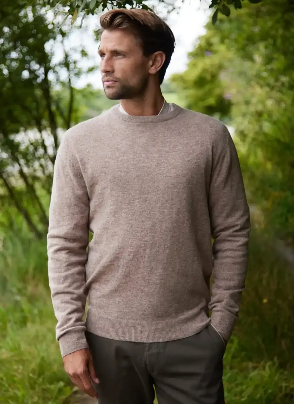 Lambswool Crew Neck Sweater