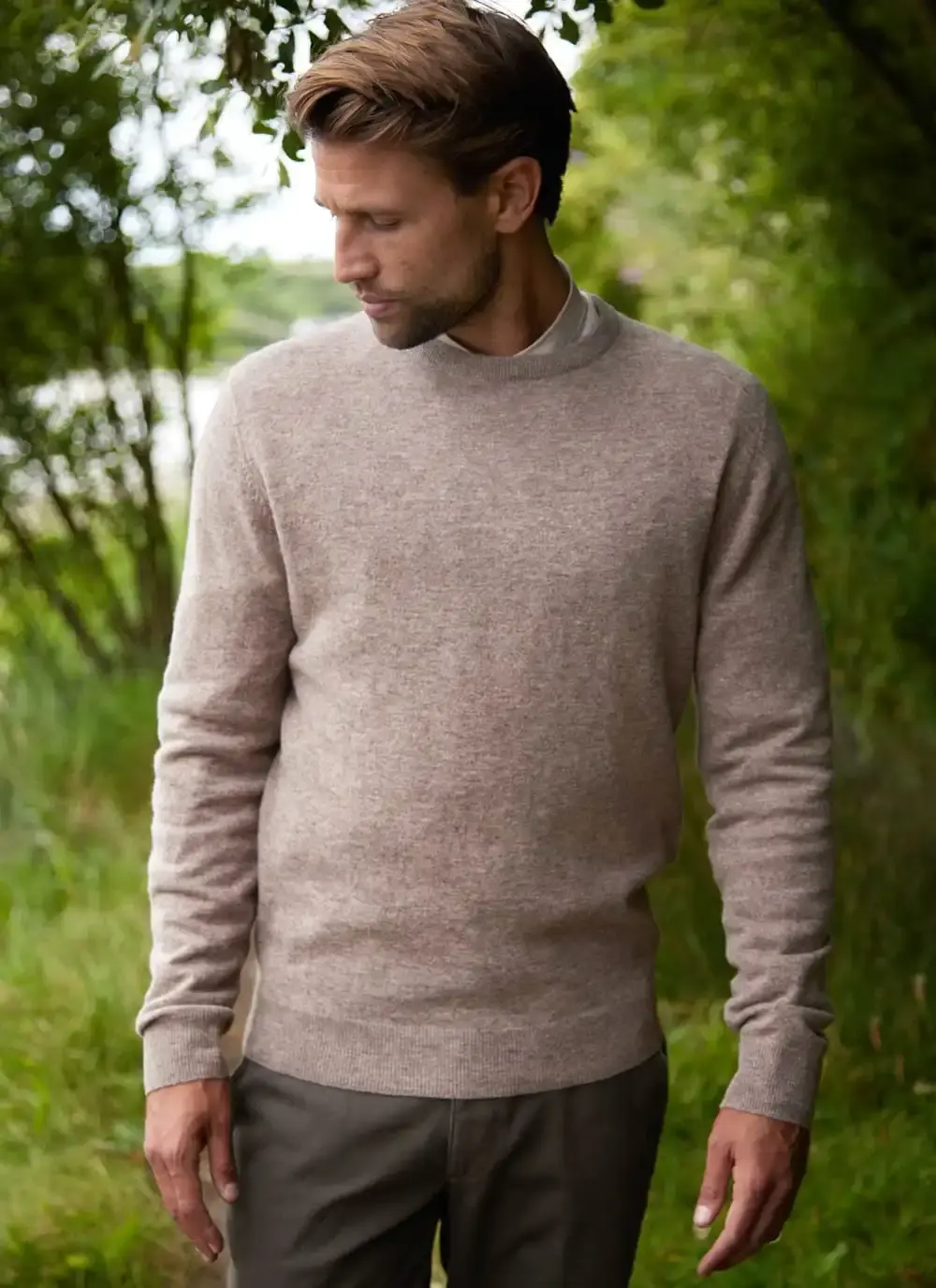 Lambswool Crew Neck Sweater