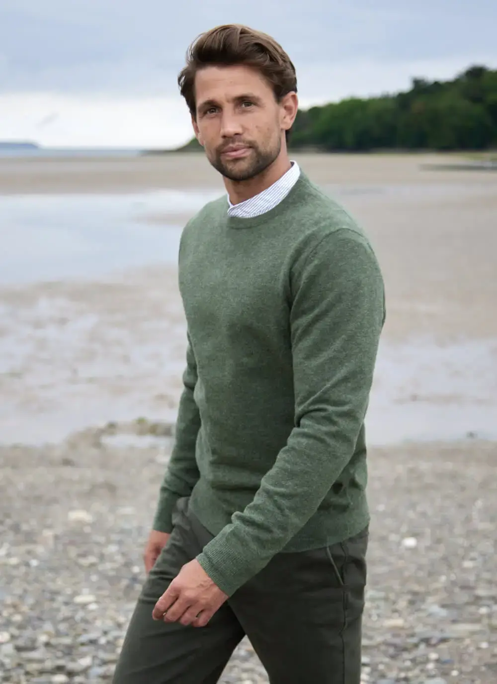 Lambswool Crew Neck Sweater
