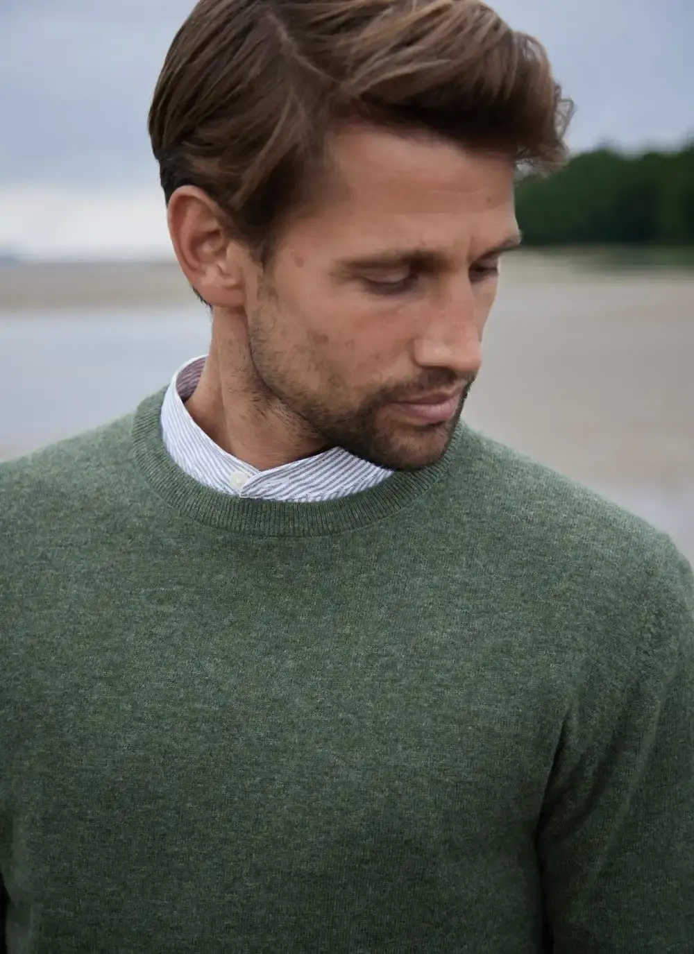 Lambswool Crew Neck Sweater