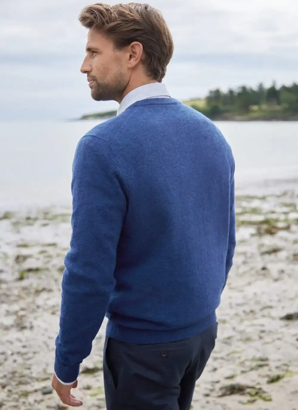 Lambswool V-Neck Sweater