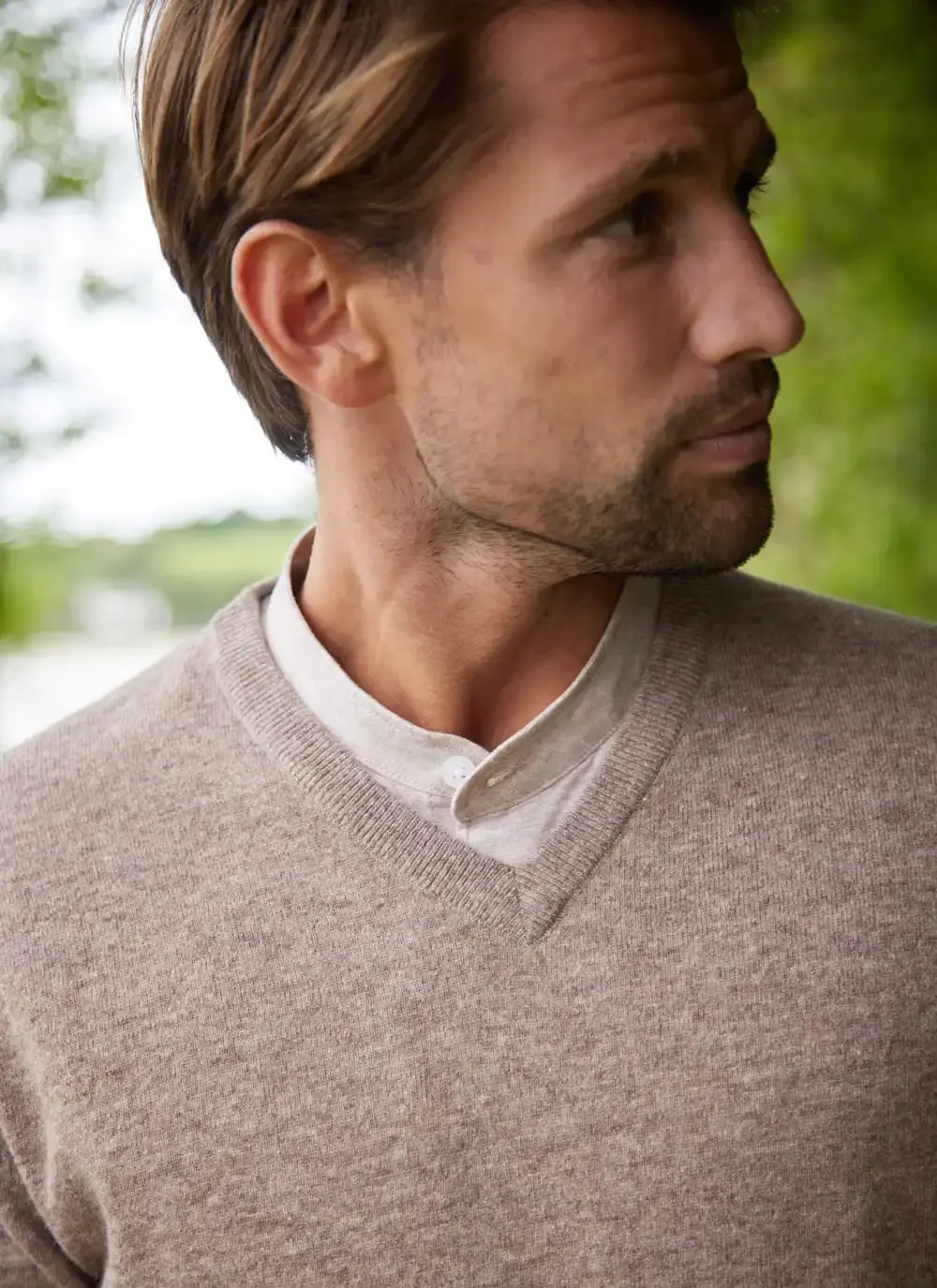 Lambswool V-Neck Sweater