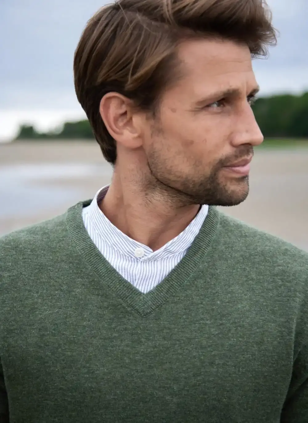 Lambswool V-Neck Sweater