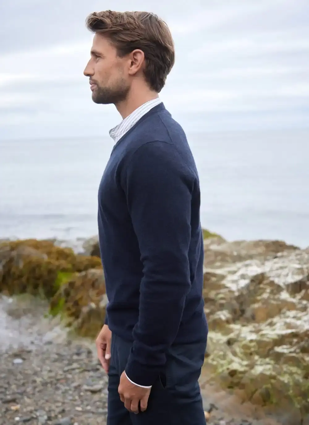 Lambswool V-Neck Sweater